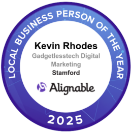 2025 alignable local business Person of the year award badge